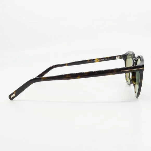 Tom Ford TF816 52N New Tortoise/ Green PAX Sunglasses 51mm with defect - Picture 4 of 6